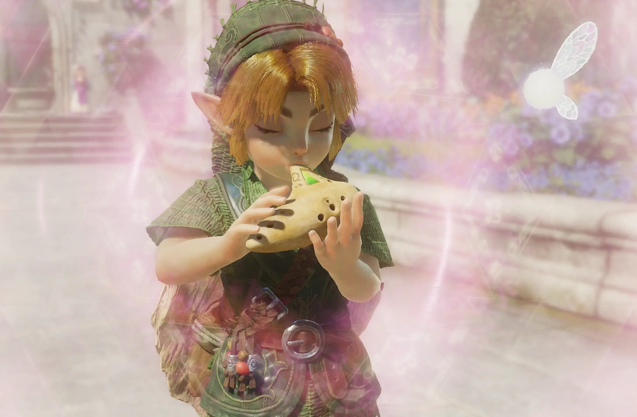 Zelda OOT OOT Link com ocarina