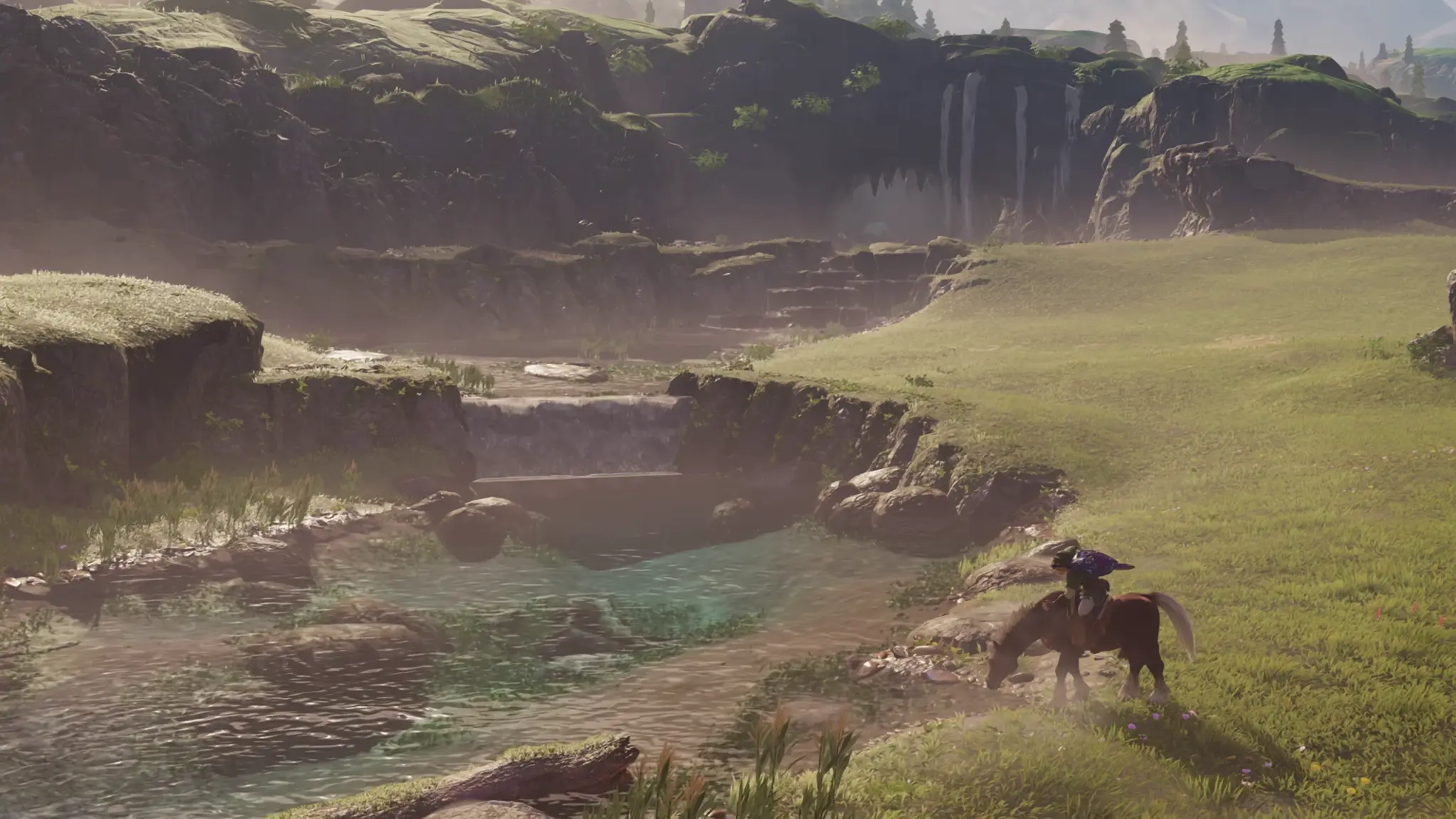 Paisagem Epona e Link