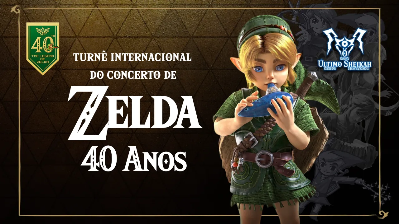 Anunciada Turnê Internacional do Concerto de 40 anos da franquia  Zelda
