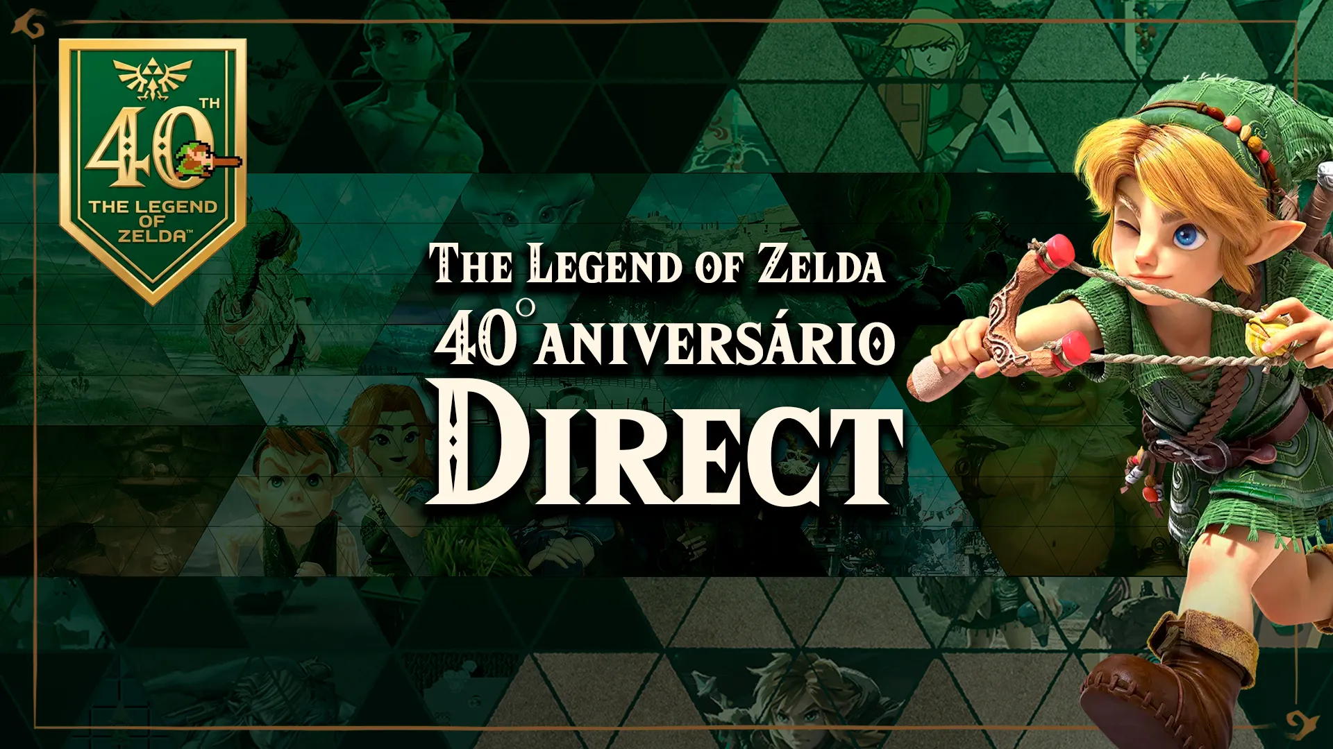 Nintendo direct de 40 Anos da Franquia Zelda